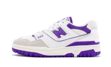 550 White Purple BB550WR1