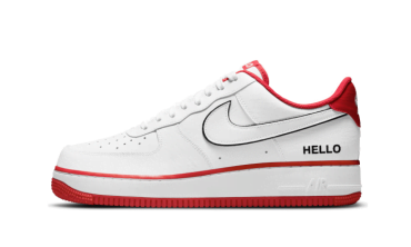 Air Force 1 Low '07 LX Hello White University Red CZ0327-100