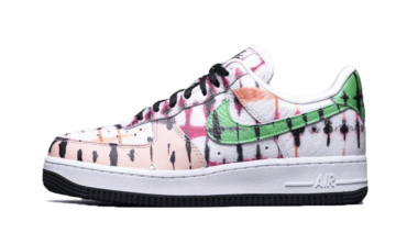 Air Force 1 Low Black Tie Dye CW1267-101