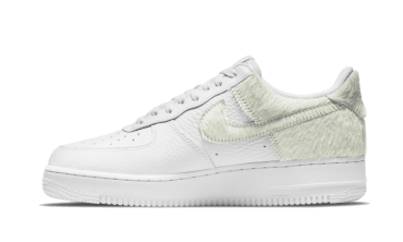 Air Force 1 Low White Pony Hair Heel DM9088-001