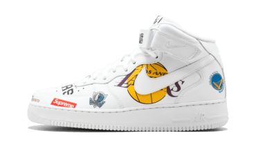 Air Force 1 Mid Supreme NBA White AQ8017-100