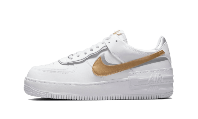 Air Force 1 Shadow White Metallic Gold DM3064-100 - Footisking