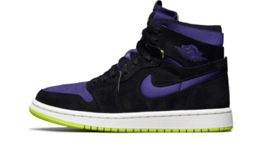 Air Jordan 1 High Zoom Air CMFT Black Court Purple Lemon Venom CT0979-001