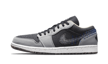 Air Jordan 1 Low Crater Black Grey DM4657-001