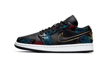 Air Jordan 1 Low Multi Snakeskin CW5580-001