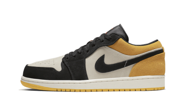 Air Jordan 1 Low Sail University Gold Black 553558-127