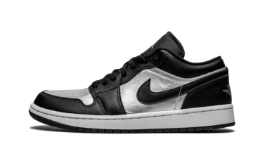 Air Jordan 1 Low SE Black Metallic Silver DA5551-001