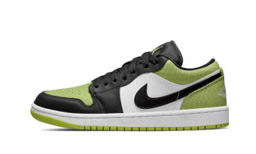 Air Jordan 1 Low Vivid Green Snakeskin DX4446-301
