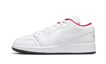 Air Jordan 1 Low White Gym Red 553560-164