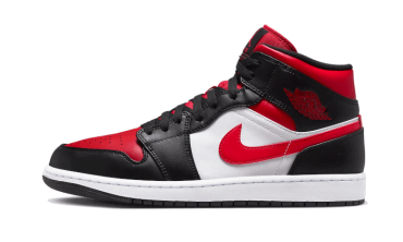 Air Jordan 1 Mid Alternate Bred Toe 554724-079