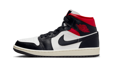 Air Jordan 1 Mid Black Gym Red BQ6472-061