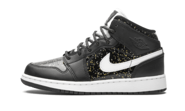 Air Jordan 1 Mid Black Speckle BBJ5V27E