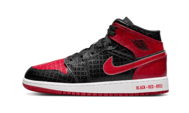 Air Jordan 1 Mid Bred Text DM9650-001
