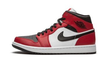 Air Jordan 1 Mid Chicago Black Toe 554724-069