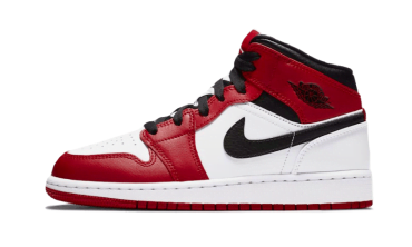 Air Jordan 1 Mid Chicago White 554275-173