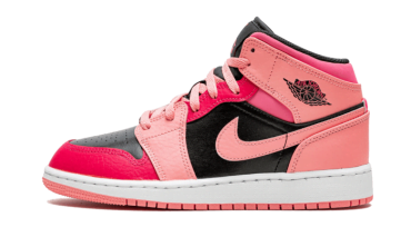 Air Jordan 1 Mid Coral Chalk Pink 554725-662