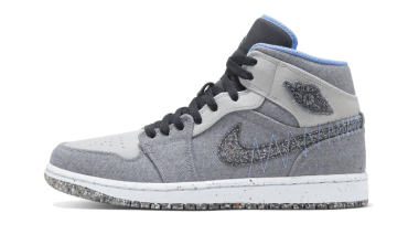 Air Jordan 1 Mid Crater Grey University Blue DM3529-004