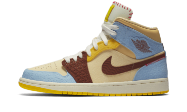 Air Jordan 1 Mid Fearless Maison Château Rouge CU2803-200