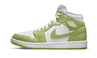 Air Jordan 1 Mid Green Python DV2959-113