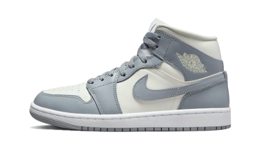 Air Jordan 1 Mid Grey Sail BQ6472-115