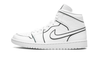Air Jordan 1 Mid Iridescent Reflective White CK6587-100