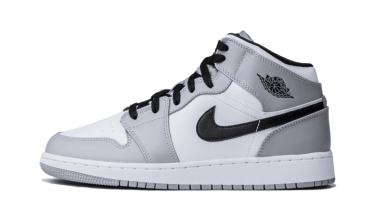 Air Jordan 1 Mid Light Smoke Grey 554725-092