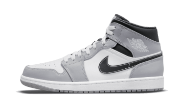 Air Jordan 1 Mid Light Smoke Grey Anthracite 554725-078