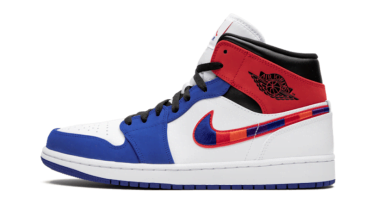 Air Jordan 1 Mid Multicolor Swoosh BQ6931-146