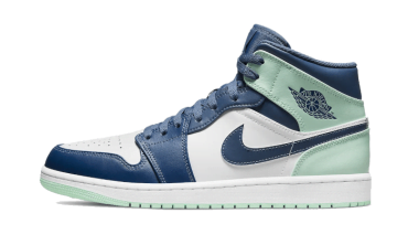 Air Jordan 1 Mid Mystic Navy Mint Foam 554725-413