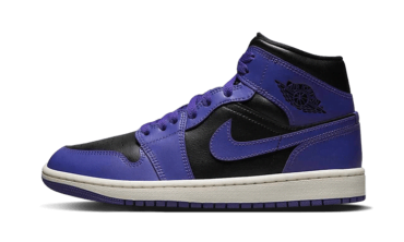 Air Jordan 1 Mid Purple Black BQ6472-051