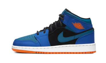 Air Jordan 1 Mid Racer Blue 554725-440