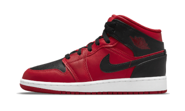Air Jordan 1 Mid Reverse Bred 554725-660