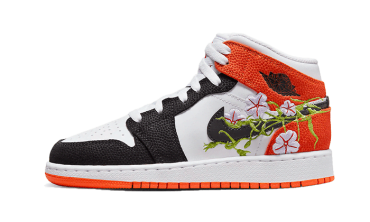 Air Jordan 1 Mid SE Basketball Blossom DQ8390-100