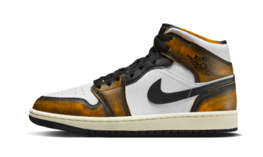 Air Jordan 1 Mid SE Orange Wear-Away DQ8417-071