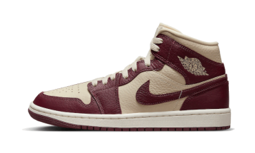 Air Jordan 1 Mid Split Beach Cherrywood Red DR0501-200