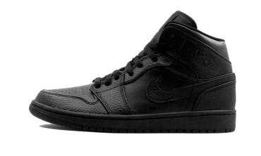 Air Jordan 1 Mid Triple Black 554725-091