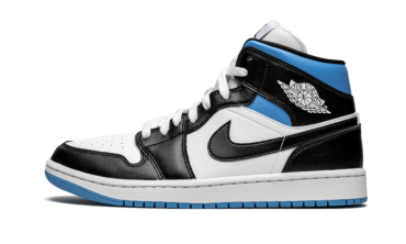 Air Jordan 1 Mid University Black White BQ6472-102