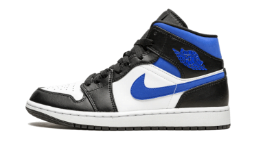 Air Jordan 1 Mid White Black Royal 554725-140