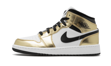 Air Jordan 1 Mid White Metallic Gold DC1419-700