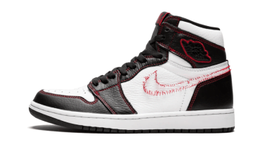 Air Jordan 1 Retro High Defiant White Black Gym Red 555088-061