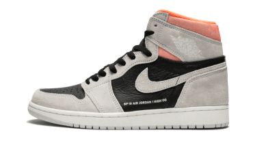 Air Jordan 1 Retro High Neutral Grey Hyper Crimson 555088-018