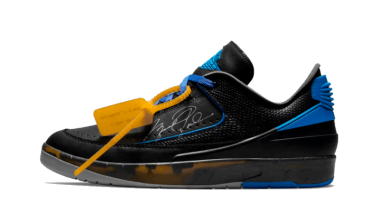 Air Jordan 2 Retro Low SP Off-White Black Blue DJ4375-004