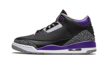 Air Jordan 3 Retro Black Court Purple CT8532-050