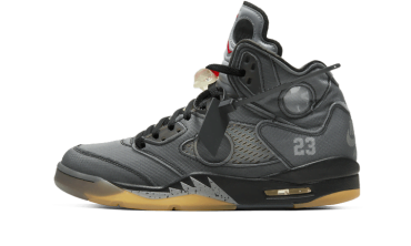Air Jordan 5 Retro Off-White Black CT8480-001
