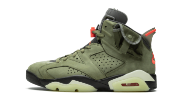 Air Jordan 6 Travis Scott Medium Olive - CN1085-200