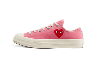 Chuck Taylor All-Star 70s Ox Comme des Garçons PLAY Bright Pink 168304C