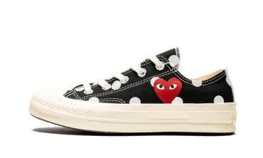 Chuck Taylor All-Star 70s Ox Comme des Garçons PLAY Polka Dot Black 157248C