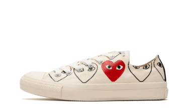 Converse Chuck Taylor All-Star 70s Ox Comme des Garçons PLAY All-Over Natural BBBQO6P9