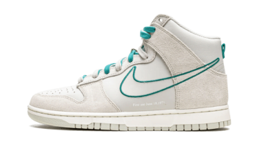 Dunk High First Use Light Bone Green Noise DD0733-001