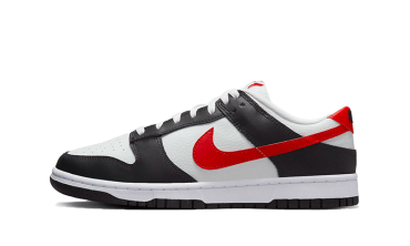 Dunk Low Black White Red FB3354-001